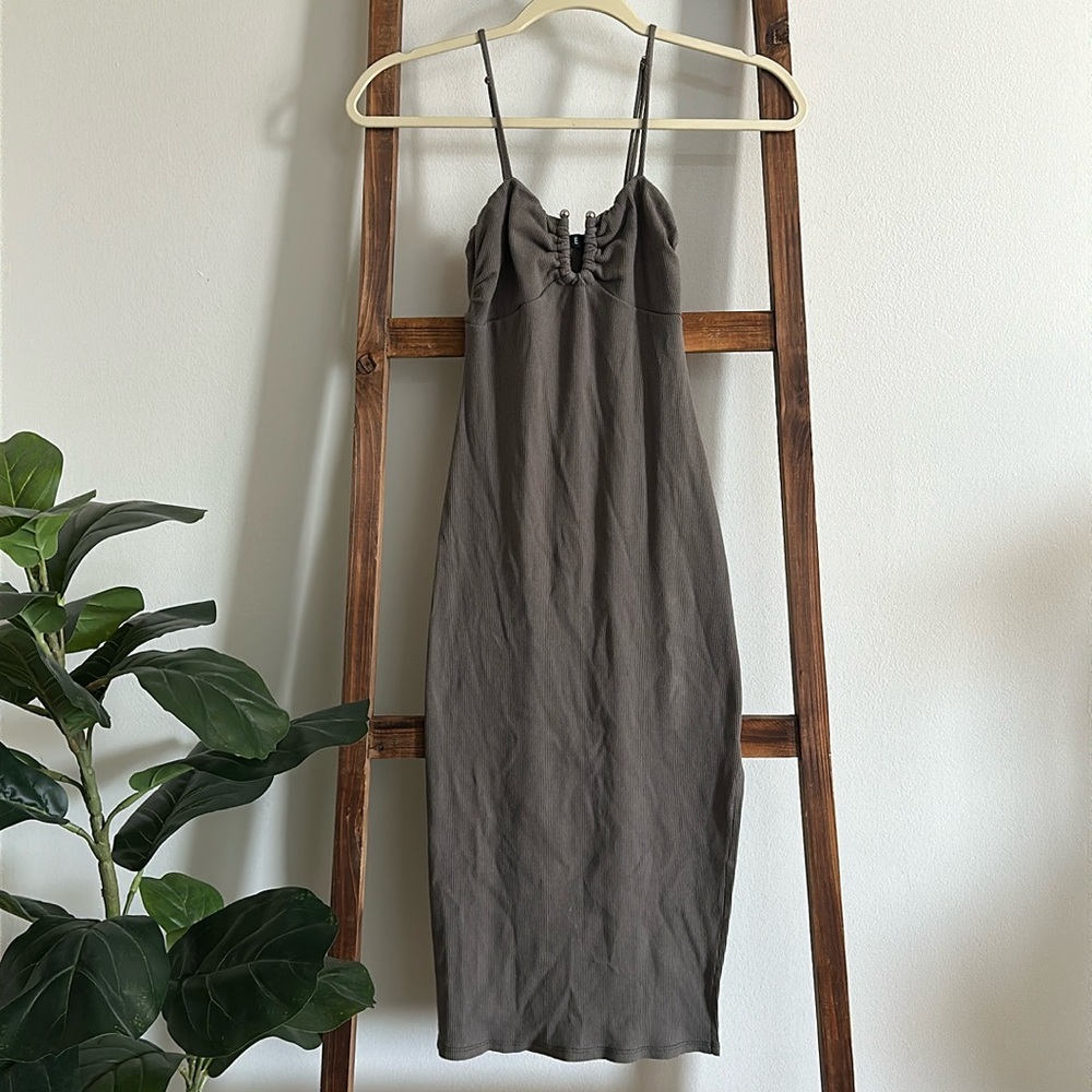 Fore Ribbed Bodycon Dress - Picture 3 of 10